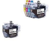 GSwReJ Compatible Ink Cartridge For LC402XL 402XL Works With Printers MFC-J5340DW MFC-J6540DW MFC-J6740DW MFC-J6940DW(1 Set 4 PCS 1BK)