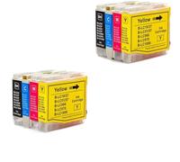 GSwReJ Compatible Ink Cartridge For LC960 LC970 LC1000 For DCP Series Printers(2 Sets 8 PCS)