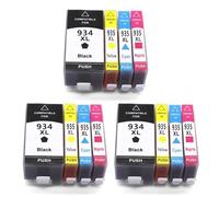 GSwReJ Compatible Ink Cartridge For Officejet Pro 6230 6830 6835 6812 6815 6820 For 934XL 935XL 934 935 Color Printers(3SET 12PCS)