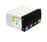 GSwReJ Compatible Ink Cartridge For PageWide XL 843 843B With Full Pigment Ink For 4000 4100 4500 5000 5100 Models(1PC Y)