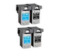 GSwReJ Compatible Ink Cartridge For PG37 CL38 For Printers MP140 MP190 MP210 MP220 MP420 IP1800 IP2600 MX300 MX310(2BK 2COLOR)