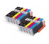 GSwReJ Compatible Ink Cartridge For PGI-250 CLI-251 For MG5420 MG5422 MG5520 MG5522 MG6420 IP7220 MX722 MX922 IX6820 Printers(2 SET 10PCS)