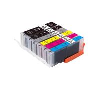 GSwReJ Compatible Ink Cartridge For PGI670 PGI670 CLI671 CLI671 Works With MG5760 MG5765 MG5766 MG6860 MG6865 MG7760 Printers(1 Set 6 PCS)