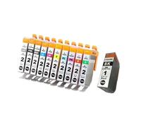 GSwReJ Compatible Ink Cartridge For PIXUS MX7600 Ix7000 Pro9500 PGI 1 2 PGI1 PGI2 PGI-1 PGI-2 Color Pack(3 set)