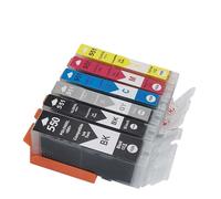 GSwReJ Compatible Ink Cartridge For Printers PGI-550 CLI-551 Works With MG5450 MG5550 MG5650 MG6350 MG6450 MG6650 MG7150(1set 6pcs)