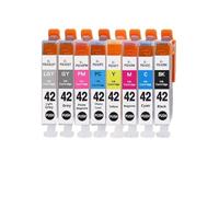 GSwReJ Compatible Ink Cartridge For Pro-100 100S Printer Works With CLI42 CLI-42 C42 C-42 Cartridge Models(1 Set 8 PCS)