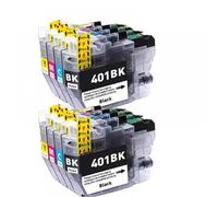 GSwReJ Compatible Ink Cartridge LC401 Standard Capacity For MFC-J1010DW MFC-J1012DW MFC-J1170DW Printers(2SET)