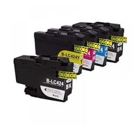 GSwReJ Compatible Ink Cartridge LC424 For DCP-J1200DW DCP-J1200W DCP-J1200WE Printers In Europe(1 Set plus 1 BK)