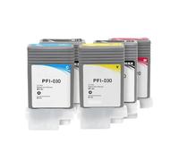 GSwReJ Compatible Ink Cartridge PFI 030 55ML For TA20 TA30 Printer 1PC(1set (5 colors))