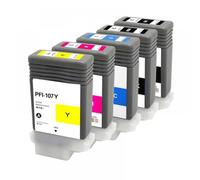 GSwReJ Compatible Ink Cartridge PFI-107 For IPF670 IPF680 IPF685 IPF770 IPF780 IPF785 6 Pack Set(5PCS)