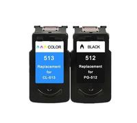 GSwReJ Compatible Ink Cartridge PG512 CL513 512XL 513XL For MP230 MP250 MP240 MP270 MP480 IP2700(1Black 1Color)