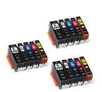 GSwReJ Compatible Ink Cartridge PGI-225 CLI-226 For Printers IX6520 MG5120 MX712 MG8120 MG5320 IP4820 IP4920 MG5220(3Sets (15pcs))