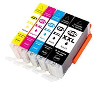 GSwReJ Compatible Ink Cartridge PGI-480XXL CLI-481XXL For TS6140 TS8140 TS9140 Pack Of 5
