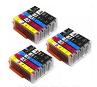 GSwReJ Compatible Ink Cartridge PGI-580 CLI-581 For TR7550 TR8550 TS6150 Series Printers(3set 15pcs)