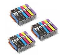 GSwReJ Compatible Ink Cartridge PGI-580 CLI-581 For TR7550 TR8550 TS6150 Series Printers(3set 18pcs)