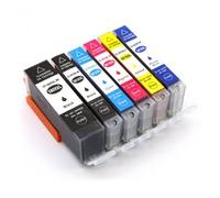 GSwReJ Compatible Ink Cartridge PGI-580 CLI-581 For TR7550 TR8550 TS6150 Series Printers(6pcs)
