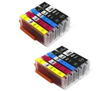 GSwReJ Compatible Ink Cartridge PGI-580 CLI-581XL For Various Printers Including TR7550 TR8550 TS705 TS6350 TS6351 TS8150 TS8251 TS8350(2SET 5PCS)