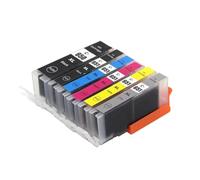 GSwReJ Compatible Ink Cartridge PGI-650XL PGI 650 CLI-651 For Ip7260 Ip8760 IX6860 MG6360 MG7160 MG7560 Inkjet Printers(1 Set(6 pcs))