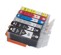 GSwReJ Compatible Ink Cartridge PGI-850 CLI-851 For MG7580 IP7280 IP8780 MX728 MX928 IX6780 IX6880 Printers(1set 6pcs)