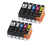 GSwReJ Compatible Ink Cartridge PGI725 CLI726 PGI725xl CLI726XL For Printers Like IP4870 IP4970 MG5170 MG5270 MG5370 MX886 MX897(2 Sets (10 pcs))