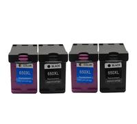 GSwReJ Compatible Ink Cartridge Replacement For 650XL 650 For Deskjet 1015 1515 2515 2545 2645 3515 4645 Printers(2bk and 2color)
