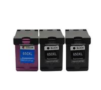 GSwReJ Compatible Ink Cartridge Replacement For 650XL 650 For Deskjet 1015 1515 2515 2545 2645 3515 4645 Printers(2bk and 1color)