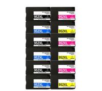 GSwReJ Compatible Ink Cartridge Replacement For 952XL 952 For Officejet Pro 7740 8210 8216 8702 8710 8720 8730 8740(3 SET)