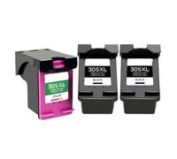 GSwReJ Compatible Ink Cartridge Replacement For DeskJet 1210 1212 1215 1255 2300 2330 Printers InkGarden 305XL For 305 305(3 Pcs)
