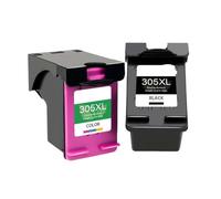 GSwReJ Compatible Ink Cartridge Replacement For DeskJet 1210 1212 1215 1255 2300 2330 Printers InkGarden 305XL For 305 305(2 Pcs)