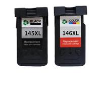 GSwReJ Compatible Ink Cartridge Replacement For PG145 CL146 145XL 146XL For MG2410 MG2510 Printers(1black 1color)