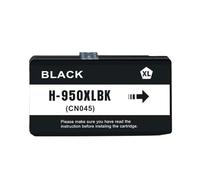 GSwReJ Compatible Ink Cartridge Set For 950XL 951XL Replacement For Officejet Pro 8100 8600 8610 8615 8620 8625 8630 8660 8680 251dw 276dw(BK 1PC)