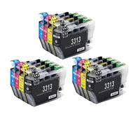 GSwReJ Compatible Ink Cartridge Set For MFC-J491DW MFC-J890DW MFC-J497DW MFC-J690DW MFC-J895DW Includes 1-4 Set 3313 3311 Compatibles(3313XL 3SET)