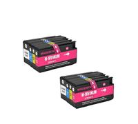 GSwReJ Compatible Ink Cartridge Set For Officejet Pro 8100 8600 8610 8620 8630 8640 8660 8615 8625 Using 950 951 Dye Ink(2SET)