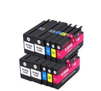 GSwReJ Compatible Ink Cartridge Set For Officejet Pro 8100 8600 8610 8620 8630 8640 8660 8615 8625 Using 950 951 Dye Ink(10PK)