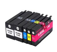 GSwReJ Compatible Ink Cartridge Set For Officejet Pro 8100 8600 8610 8620 8630 8640 8660 8615 8625 Using 950 951 Dye Ink(5PK)
