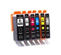 GSwReJ Compatible Ink Cartridge Set For PGi-425 CLi-426 Includes 1/2/3/4 Cartridges For IP4840 IP4940 IX6540 MG5140 MG5240 MG5340 MG6140 MG6240 8140 8240(6COLOR 1SET)