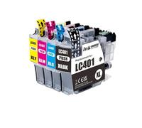 GSwReJ Compatible Ink Cartridge Set LC401 For MFC-J1010DW MFC-J1012DW MFC-J1170DW Printers LC401XL Replacement Cartridge