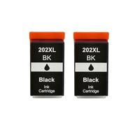 GSwReJ Compatible Ink Cartridge T202XL T202 202XL T02G1 T02H1 For XP6000 XP6005 XP6100 XP6105 Printers(BK 2PC)