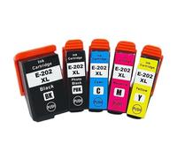 GSwReJ Compatible Ink Cartridge T202XL T202 202XL T02G1 T02H1 For XP6000 XP6005 XP6100 XP6105 Printers(1 SET(5PC))