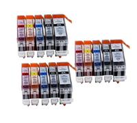 GSwReJ Compatible Ink Cartridges 1-20PK For IP4200 IP4300 IP4500 MP500 IP5200 MP530 MP600 MP610 MP800 PGI-5 CLI-8 PGI5 CLI8(15PK)