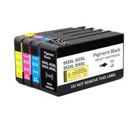 GSwReJ Compatible Ink Cartridges 1-5 Set For 7720 7730 7740 8210 8216 8710 8720 8725 8730 8740 8745 Models Using 955XL 953XL 952XL 954XL(1set)