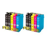 GSwReJ Compatible Ink Cartridges 18XL T1811 T1812 T1813 T1814 For Various Printers Including XP205 XP305 XP322 XP315 XP212 XP402 XP30 XP225 XP325 XP422(4BK-2C-2Y-2M)