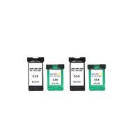 GSwReJ Compatible Ink Cartridges For 339 And 344 Models For OfficeJet 7210 7313 7410 And Photosmart 2710 8450 Printers(1X BLACK)