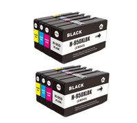 GSwReJ Compatible Ink Cartridges For 950XL 951XL For Officejet Pro 8600 8610 8615 8620 8630 8625 8660 8680 Printers(2 set)