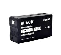 GSwReJ Compatible Ink Cartridges For 963XL 967XL 963 967 XL Designed For OfficeJet Pro 9010 9015 Printers With Chip(BK)