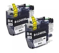 GSwReJ Compatible Ink Cartridges For DCP-J1050DW MFC-J1010DW DCP-J1140DW 431XL LC431XL LC431 In Oecania(2 Black)