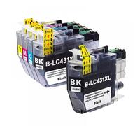 GSwReJ Compatible Ink Cartridges For DCP-J1050DW MFC-J1010DW DCP-J1140DW 431XL LC431XL LC431 In Oecania(1 Set Plus 1 BK)