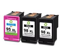 GSwReJ Compatible Ink Cartridges For Multiple Models Including 95XL 98XL Officejet 100 150 6300 6301 6305 6310 6310v 6310xi 6315 6318 - Set Of 3