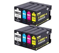 GSwReJ Compatible Ink Cartridges For PGI 1400 For MAXIFY MB2040 MB2340 MB2140 MB2740 Printers PGI1400 PGI1400 XL(2SET)