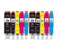 GSwReJ Compatible Ink Cartridges For PGI 570 CLI 571 PGI570XL For Series And TS Series Printers(2set 5pcs)